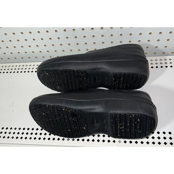 Crocs Neria Pro Womens Rubber Slip On Nursing Work Clogs Size 11 Black - Picture 6 of 8